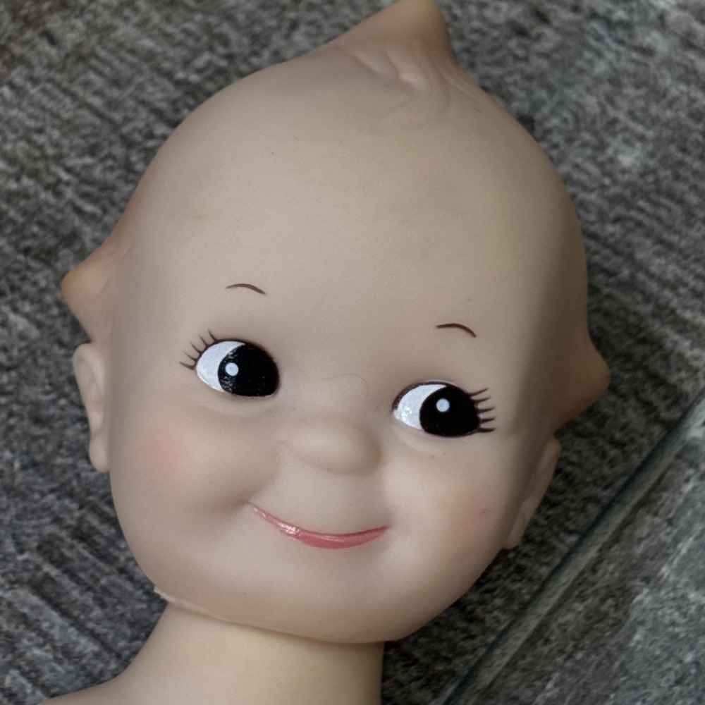 Vintage Rose Art Kewpie Baby Doll Vinyl Nude Big Eyes Retro